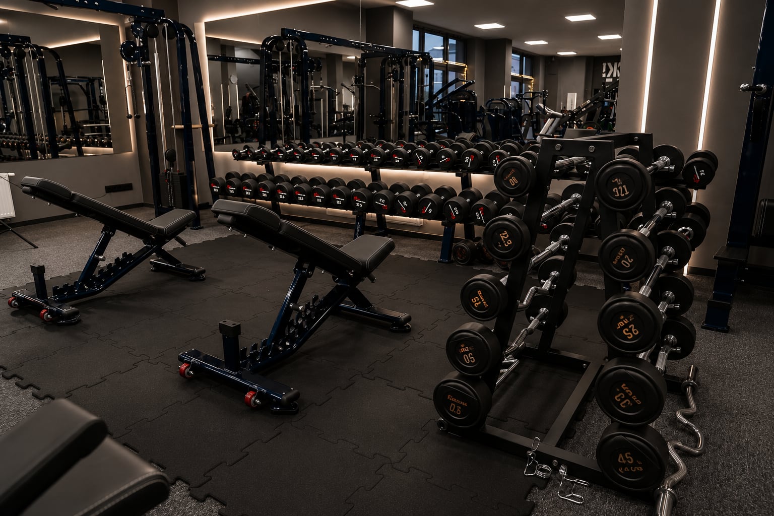 Vybavení a zázemí Leader Fitness 24