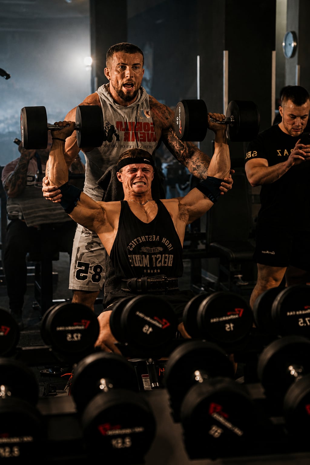 Trénink v Leader Fitness 19